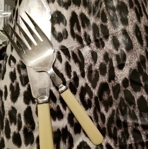 Sterling silver fish serving